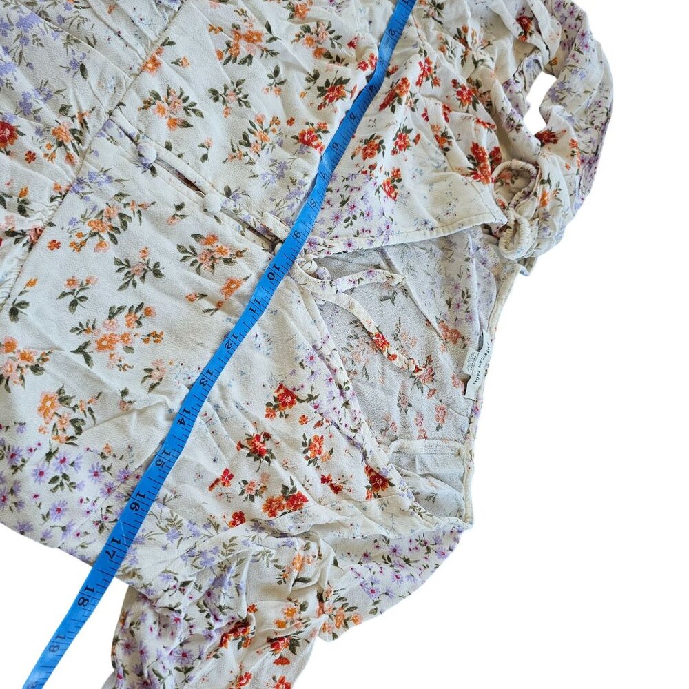 American Eagle Outfitters Floral Cream Dress - Picture 8 of 9